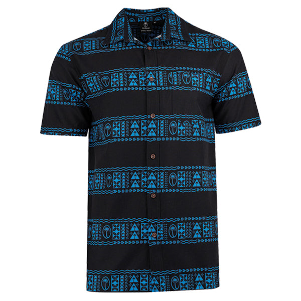 FIJI RUGBY MENS BULA SHIRT - Black