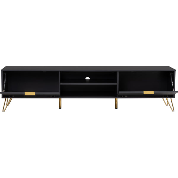 HINLIM VOLOS 1.8M TV CABINET GOLD AND BLACK