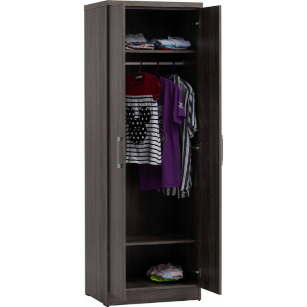 DUBLIN 2 DOOR WARDROBE SONOMA DARK