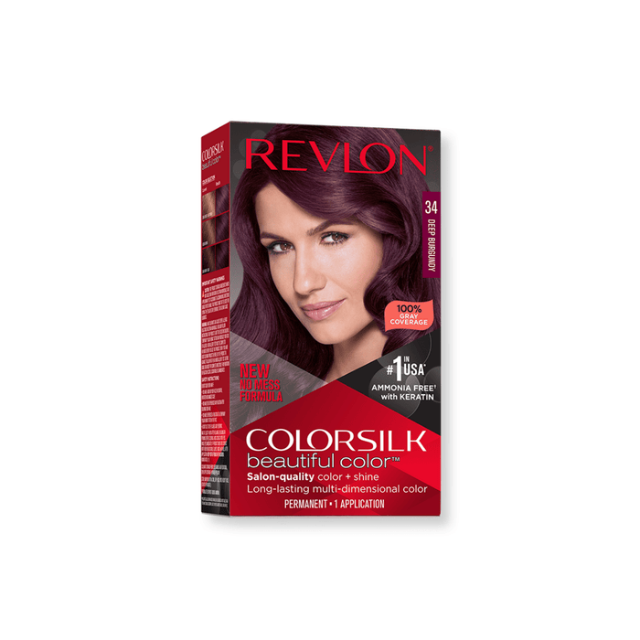 REVLON COLOURSILK COLOR 34 DEEP BURGUNDY