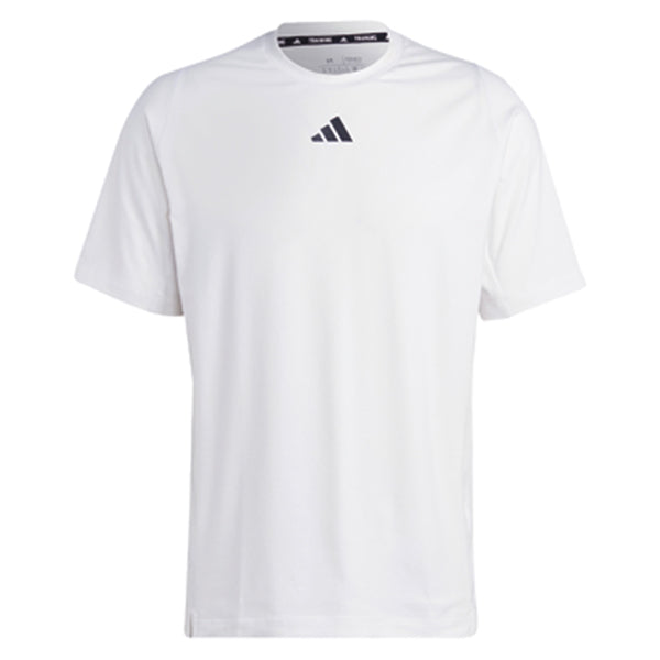 Adidas-Ti 3Bar Adult Tee-White