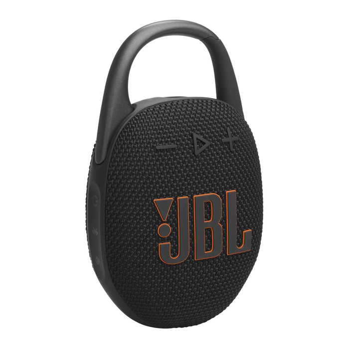 JBL Clip 5 Portable Bluetooth Speaker with Carabiner, Black (JBLCLIP5BLK)