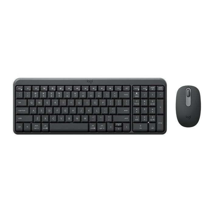 Logitech MK250 Wireless Keyboard and Mouse Combo, Graphite (KB1210)