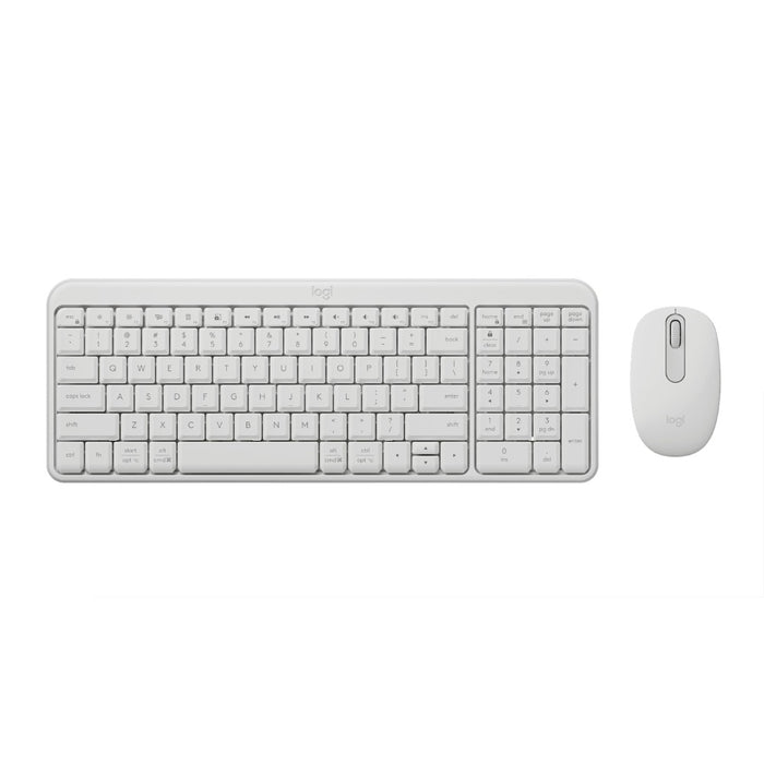 Logitech MK250 Wireless Keyboard and Mouse Combo, Off-White (KB1211)