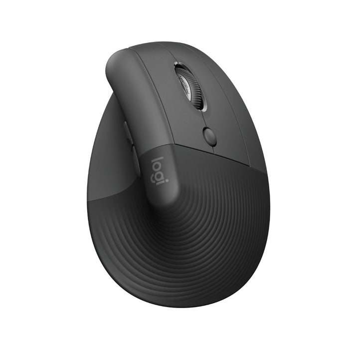 Logitech Lift Vertical Ergonomic Mouse for Business, Graphite (MC6456)
