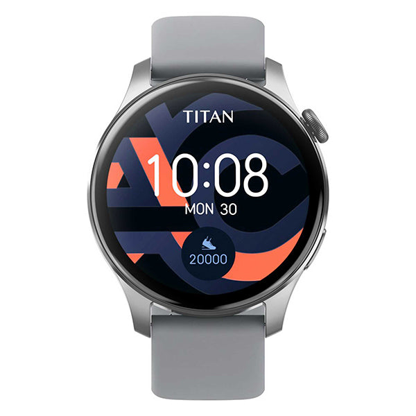 Titan Analog Touch Screen With Grey Strap/Amoled Dispay And Aways