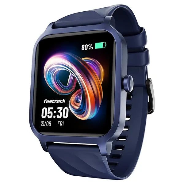 Fastrack Revolt Blue Strap Unisex Smartwatch