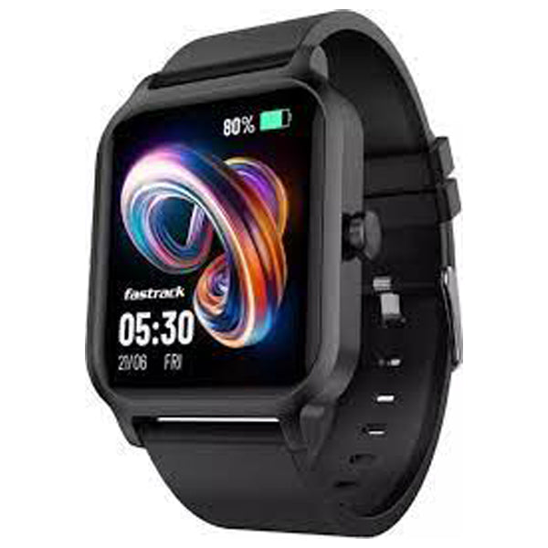 Fastrack Jet Black Unisex Smartwatch