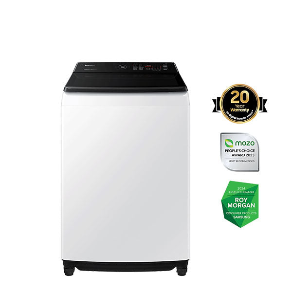 Samsung 9kg Top Load Washer with Bubble Wash and Digital Inverter technology