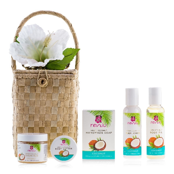 Reniu Tropical Treat Basket Coconut