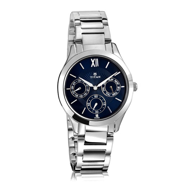 Workwear Silver Watch For Ladies